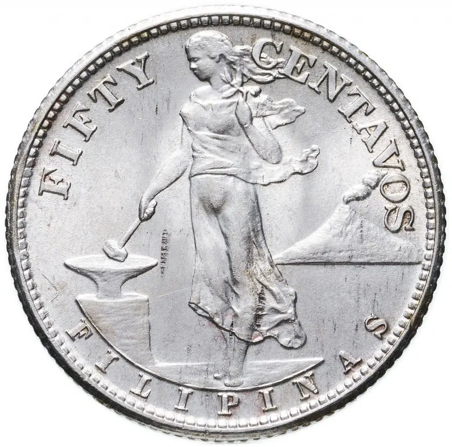 Филиппины 50 сентаво (centavos) 1944