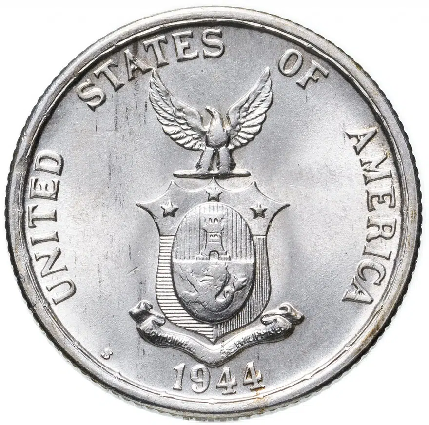 Филиппины 50 сентаво (centavos) 1944, реверс