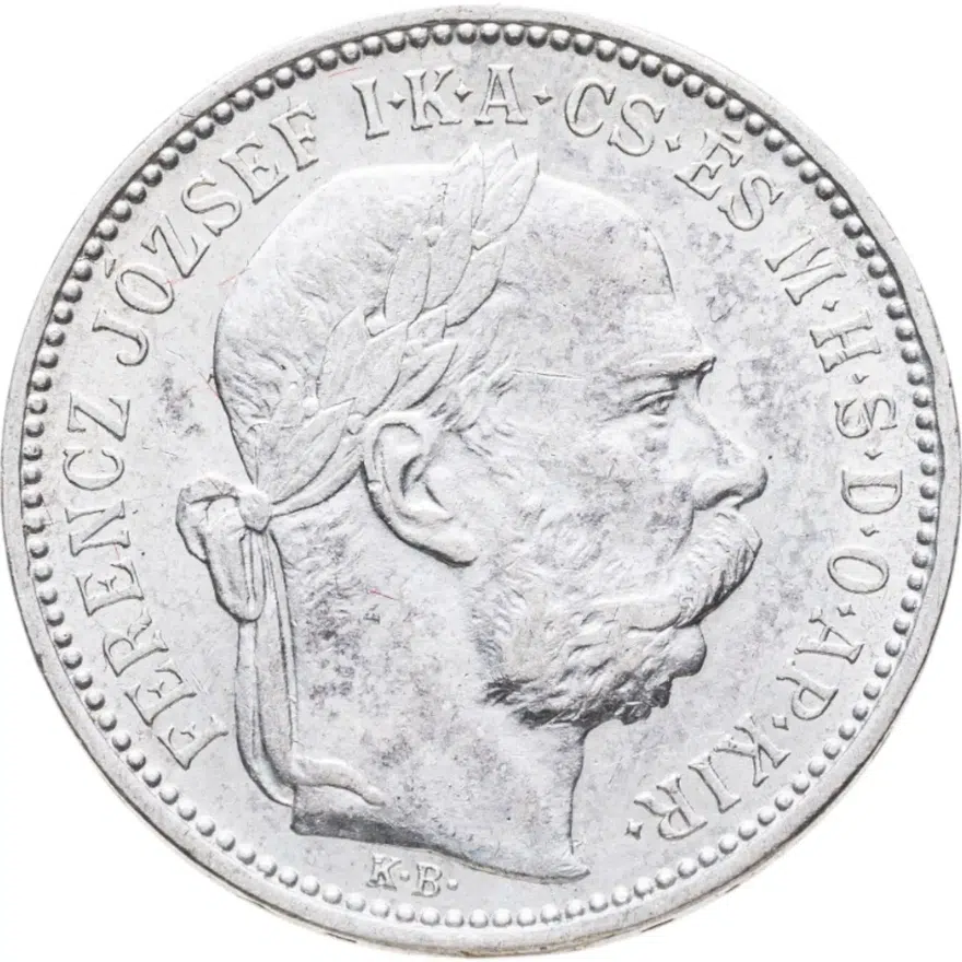 Венгрия 1 крона (crown) 1895, аверс
