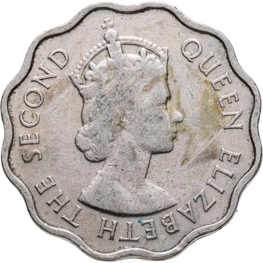 Маврикий 10 центов (cents) 1954, реверс