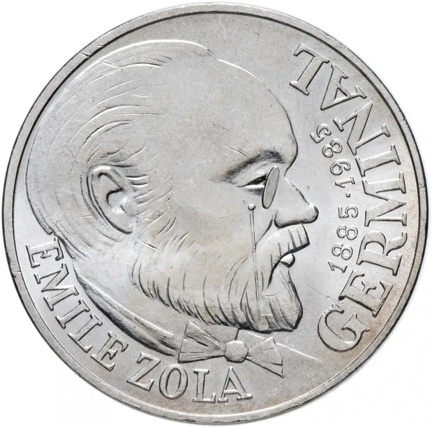 Франция 100 франков (francs) 1985, реверс