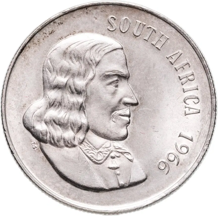 ЮАР 1 ранд (рэнд, rand) 1966  SOUTH AFRICA