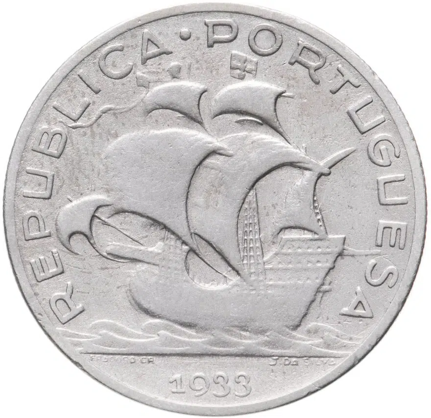 Португалия 5 эскудо (escudos) 1933