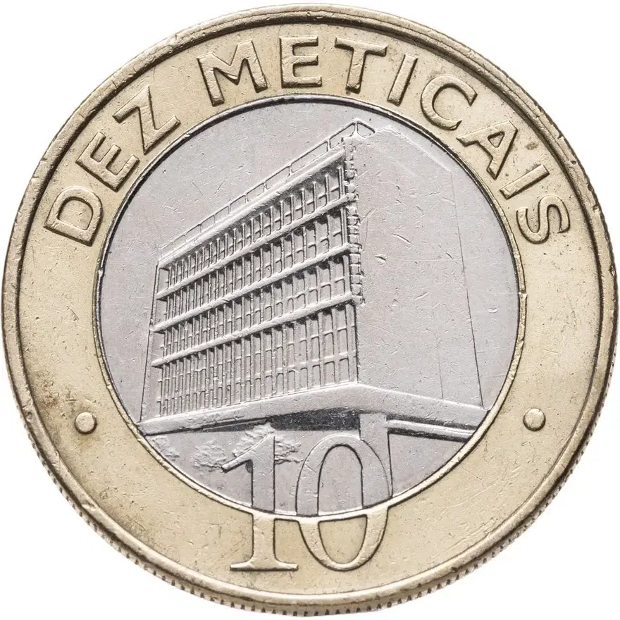 Мозамбик 10 метикалов (meticais) 2006