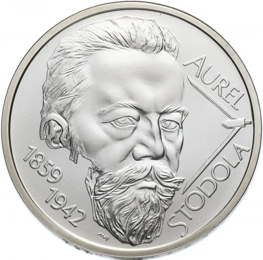 Словакия 10 евро 2009 "150 лет со дня рождения Ауреля Болеслава Стодолы", аверс