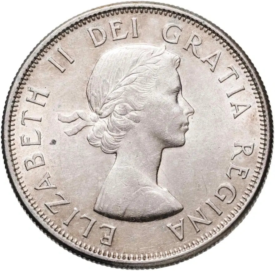 Канада 50 центов (cents) 1962, реверс