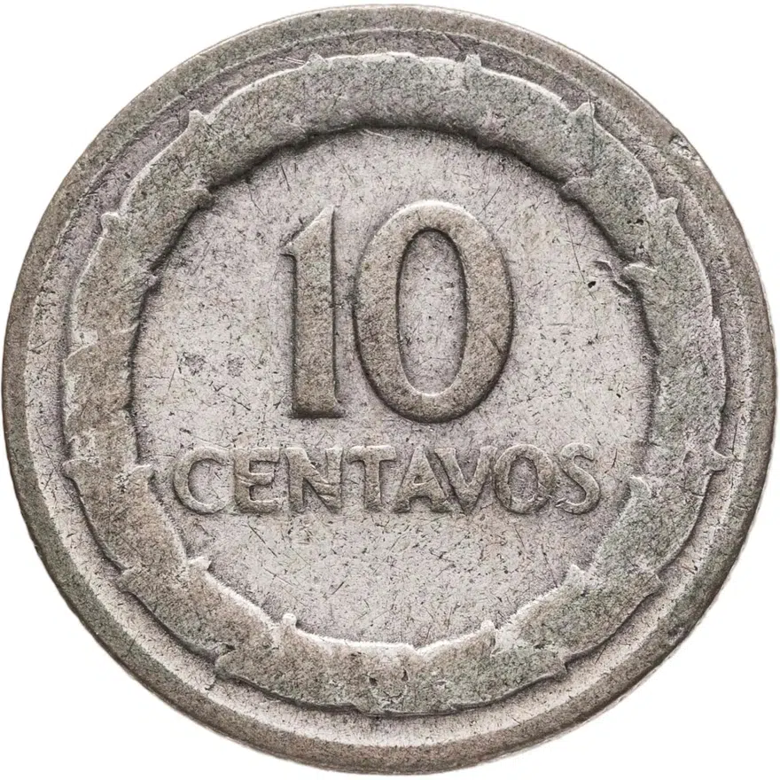 Колумбия 10 сентаво (centavos) 1946