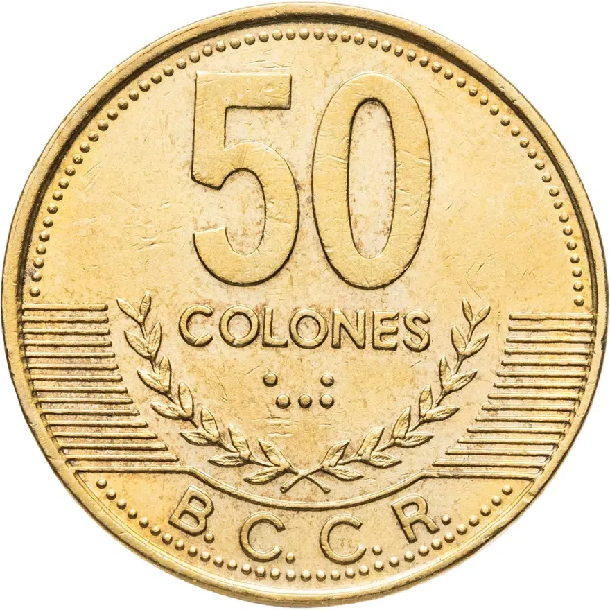 Коста-Рика 50 колонов (colones) 2002