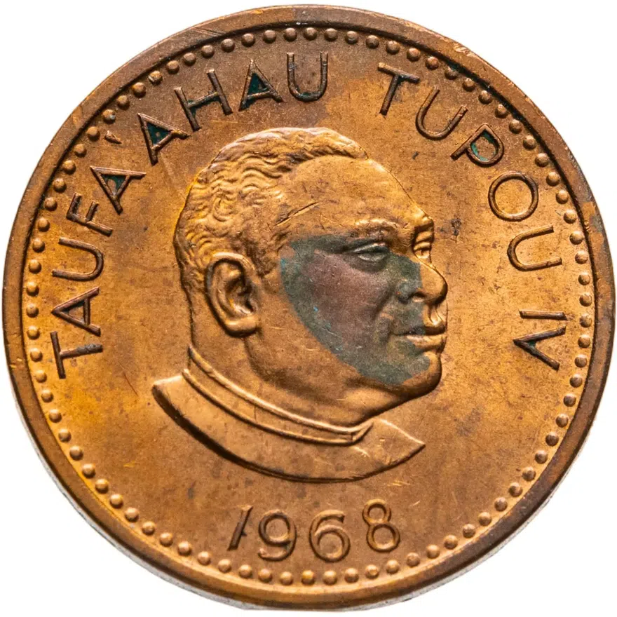 Тонга 1 сенити (seniti) 1968, реверс