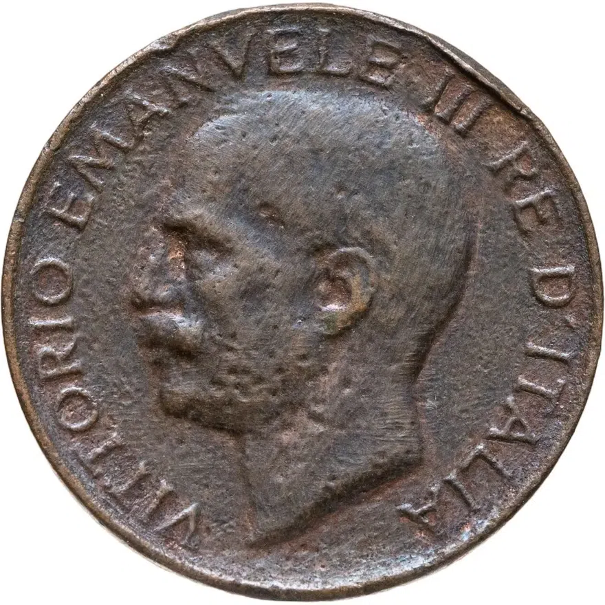 Италия 5 чентезимо (centesimi) 1922, реверс