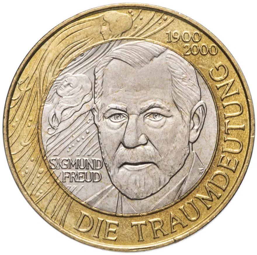 Австрия 50 шиллингов (schilling) 2000 "100 лет "Толкованию сновидений" Зигмунда Фрейда", аверс