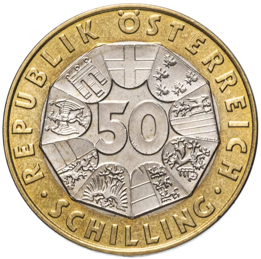 Австрия 50 шиллингов (schilling) 2000 "100 лет "Толкованию сновидений" Зигмунда Фрейда", реверс
