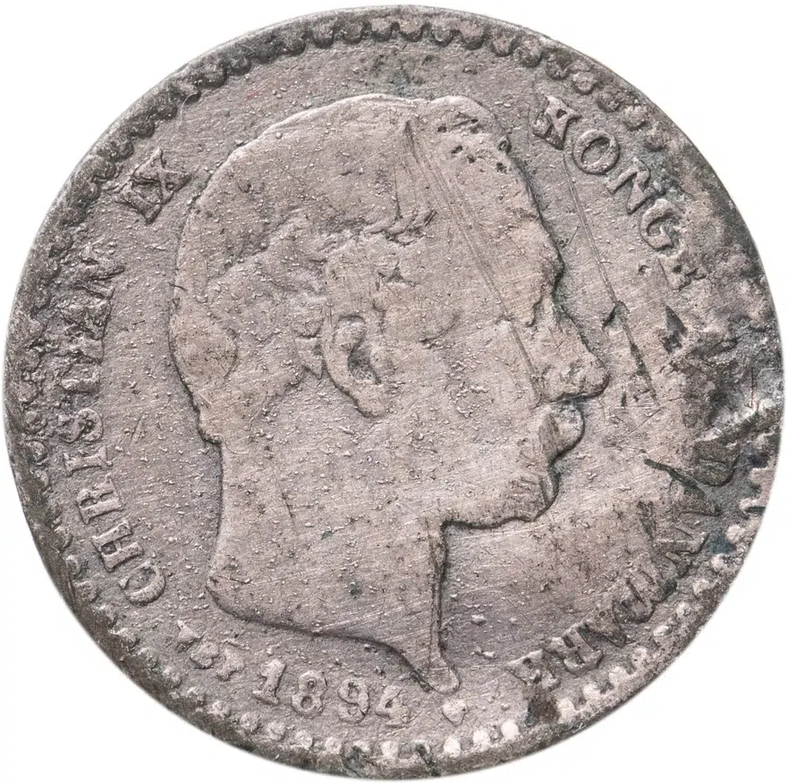 Дания 10 эре (ore) 1894