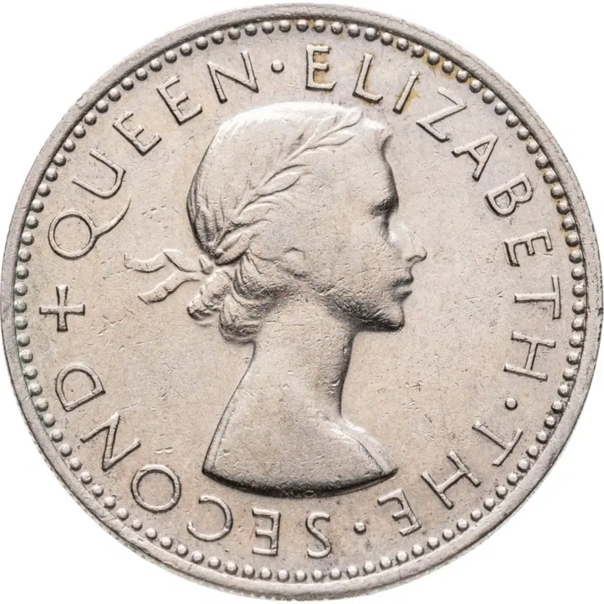 Родезия и Ньясаленд 1 шиллинг (shilling) 1955, реверс