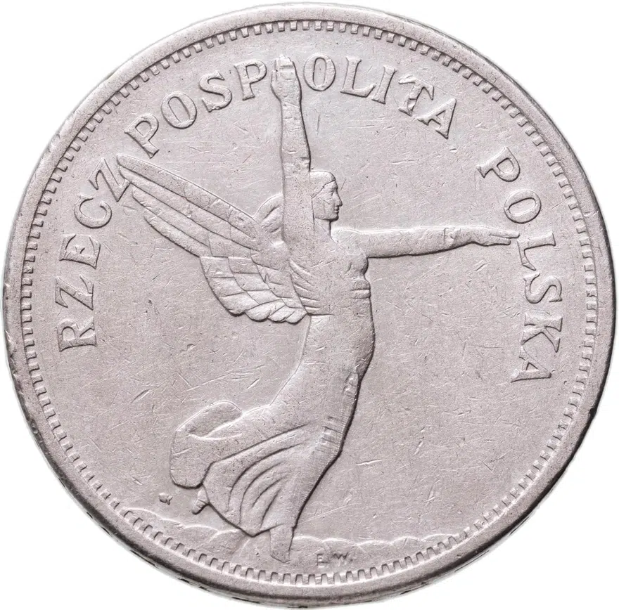 Польша 5 злотых (zlotych) 1930 "Ника"