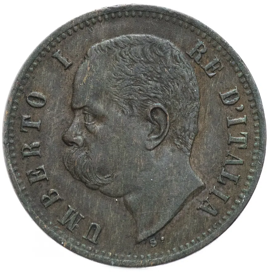 Италия 2 чентезимо (centesimi) 1898