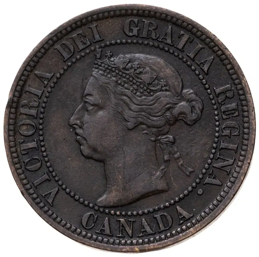 Канада 1 цент (cent) 1892, реверс