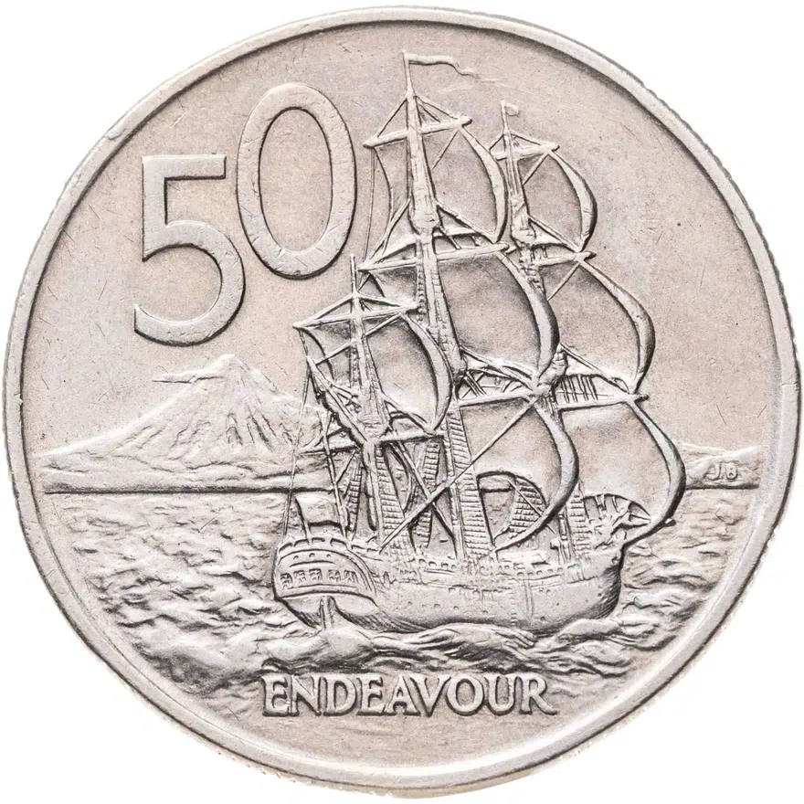 Новая Зеландия 50 центов (cents) 1972