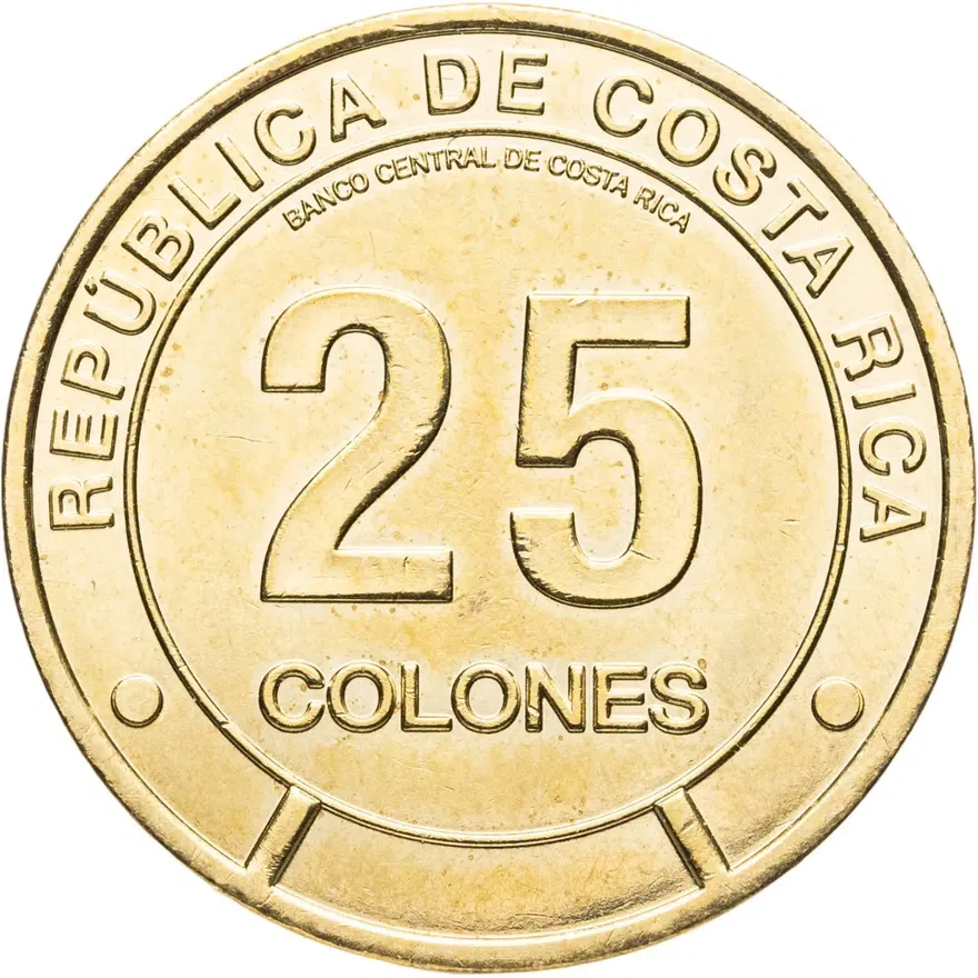 Коста-Рика 25 колонов (colones) 2001