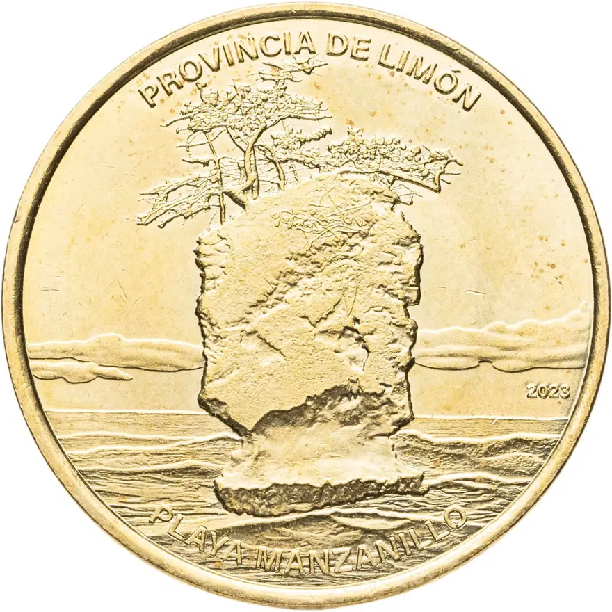 Коста-Рика 25 колонов (colones) 2001, реверс