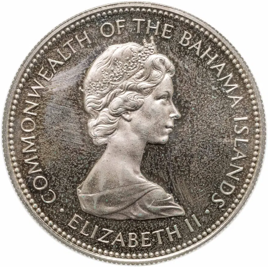 Багамы 1 доллар (dollar) 1971, реверс