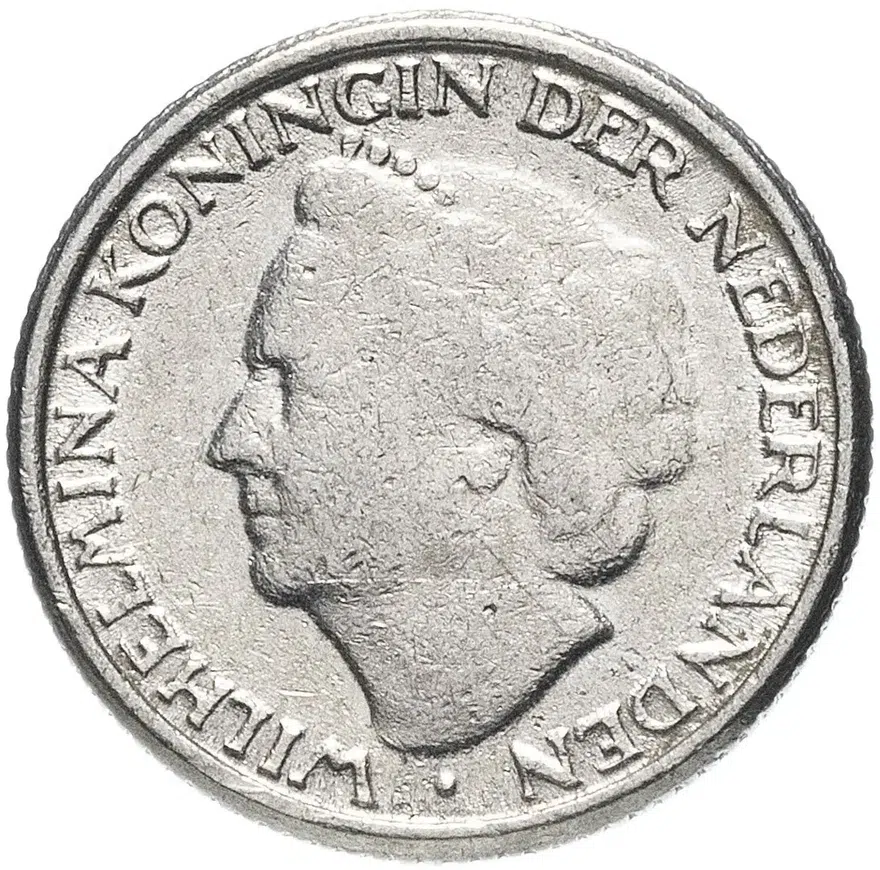 Нидерланды 10 центов (cents) 1948, аверс