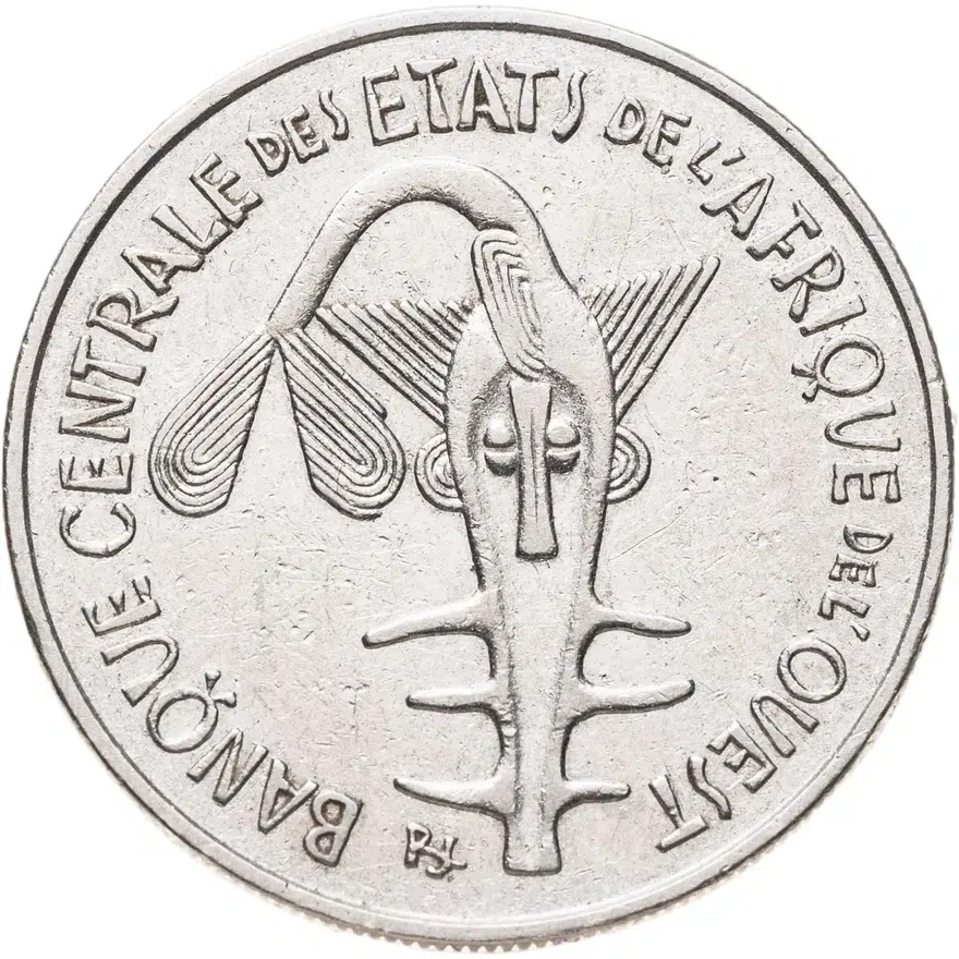Западная Африка (BCEAO) 100 франков (francs) 1979, реверс