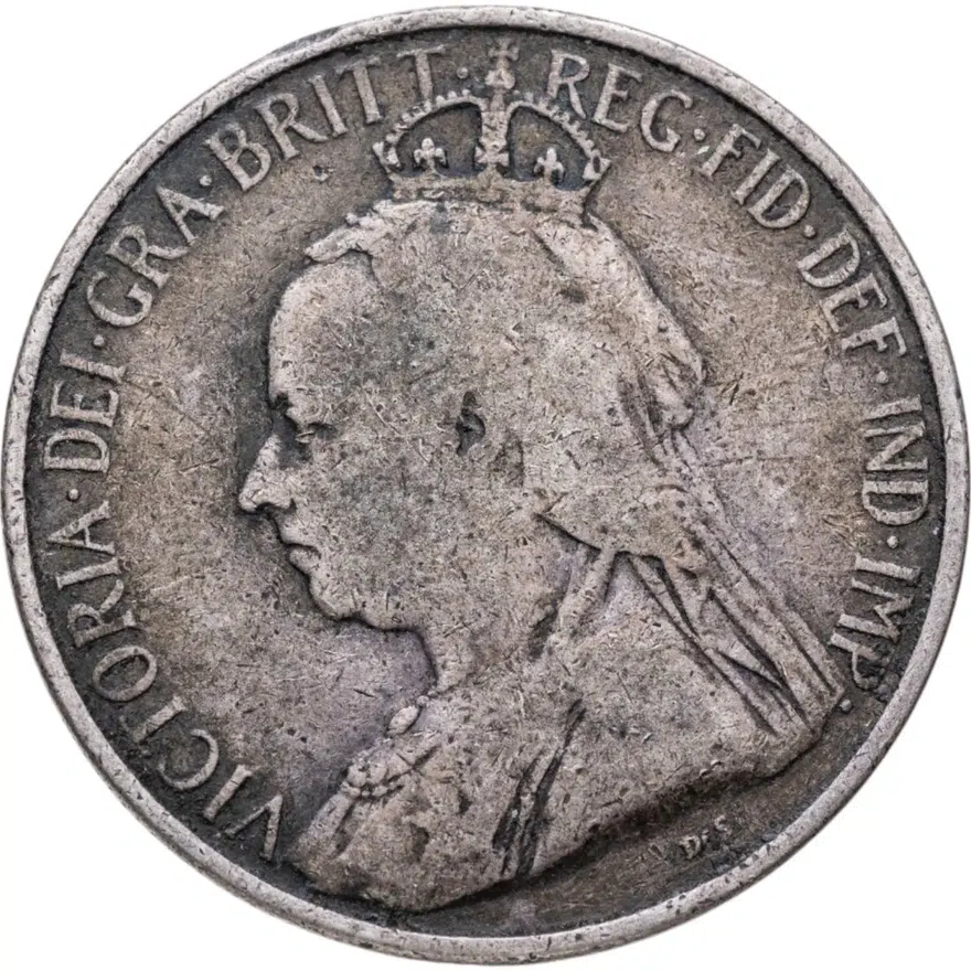 Кипр 18 пиастров (piastres) 1901, реверс