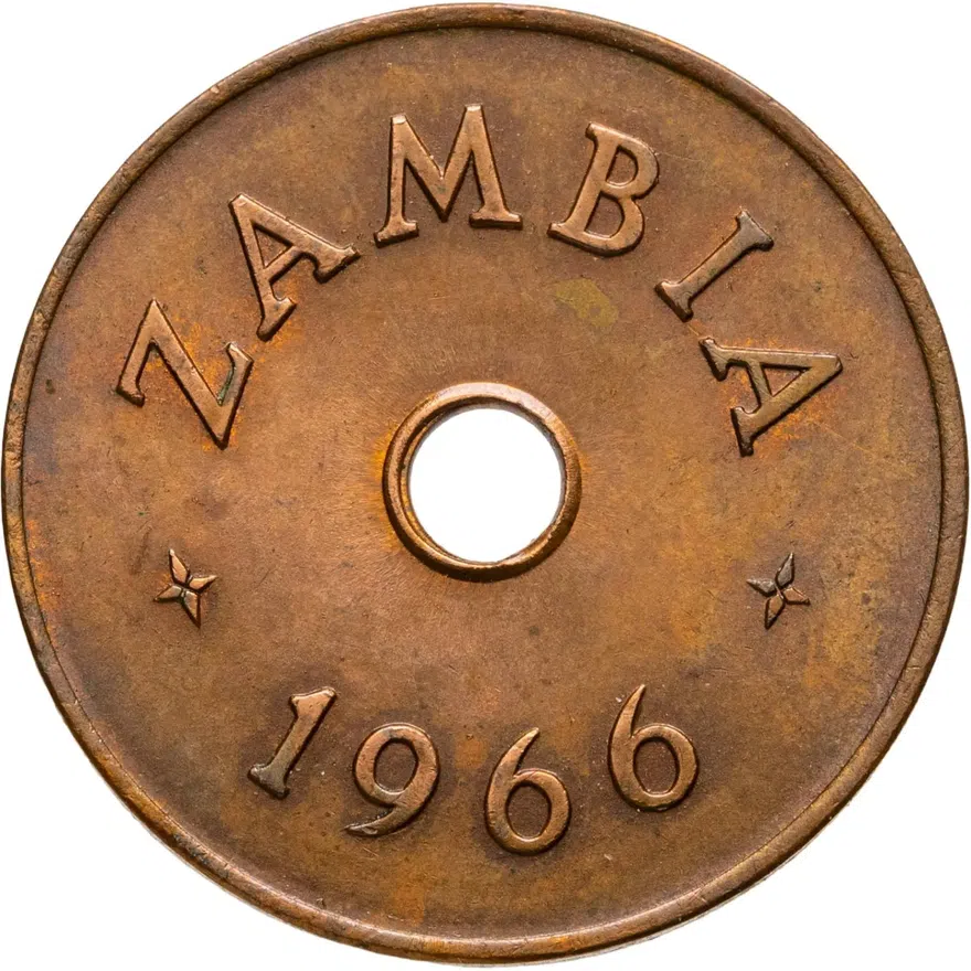 Замбия 1 пенни (penny) 1966