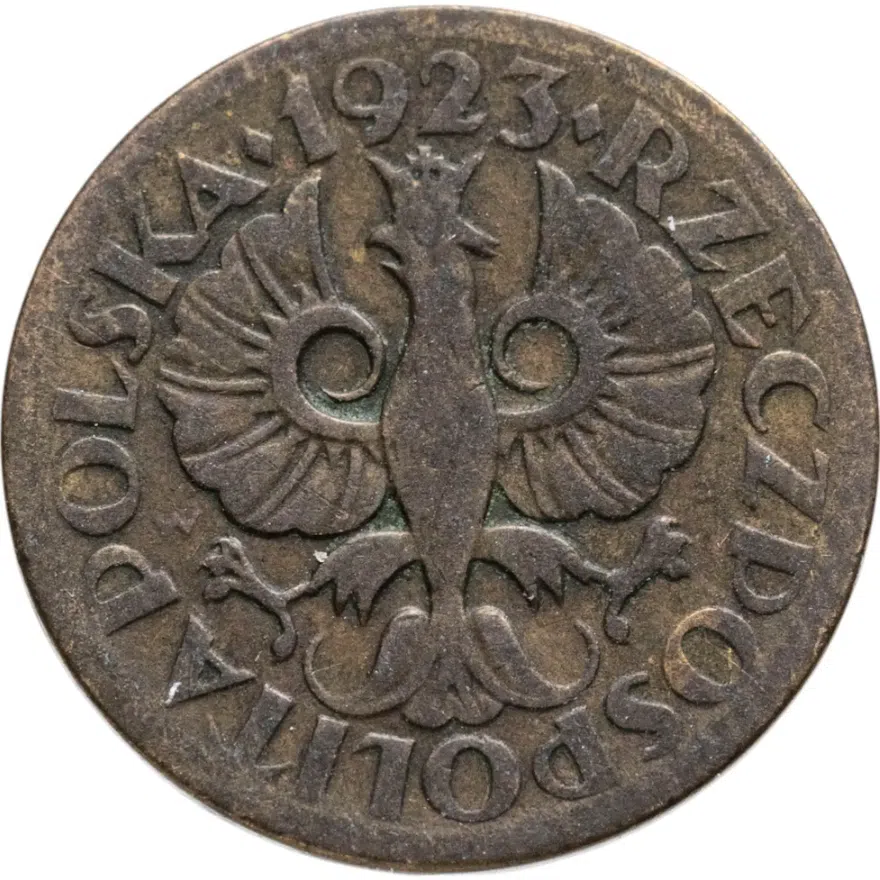 Польша 5 грошей (groszy) 1923