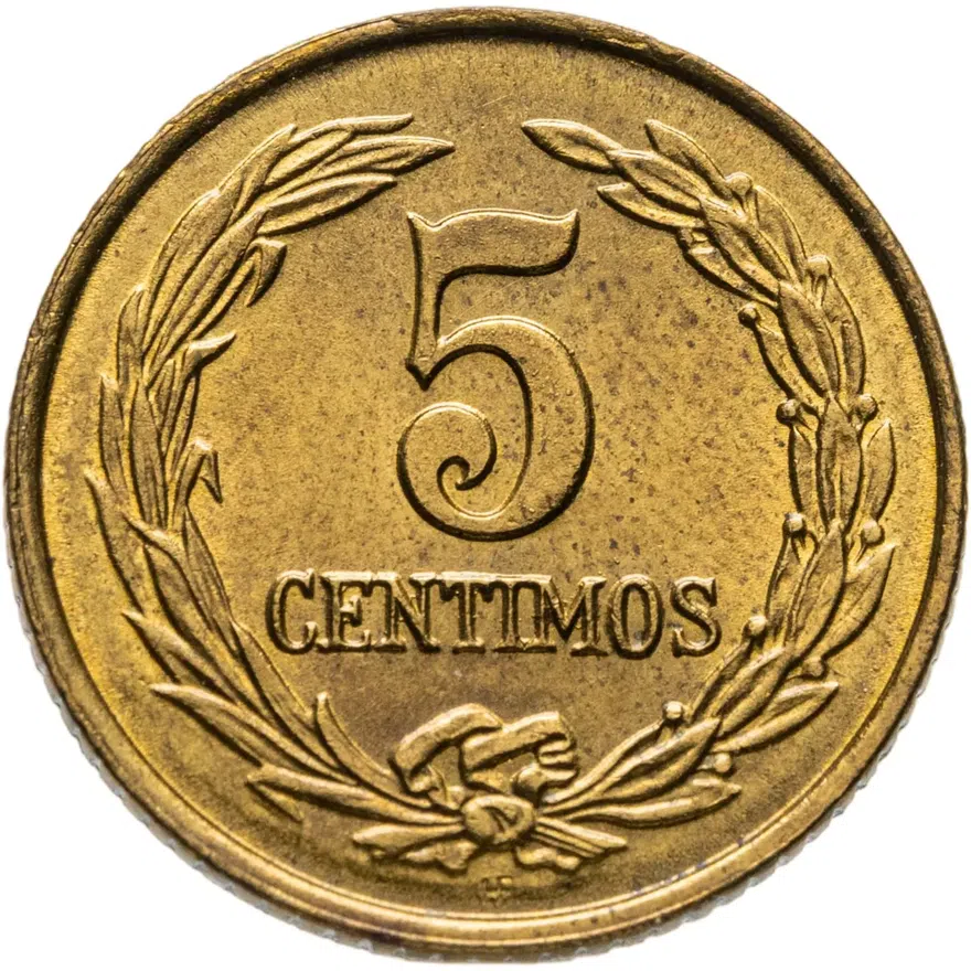 Парагвай 5 сентимо (centimos) 1947