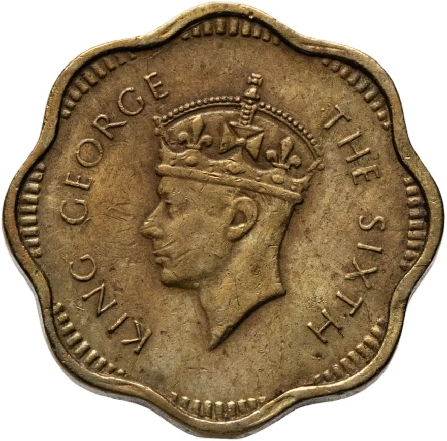 Цейлон 2 цента (cents) 1951, реверс