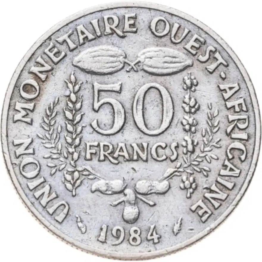 Западная Африка (BCEAO) 50 франков (francs) 1984