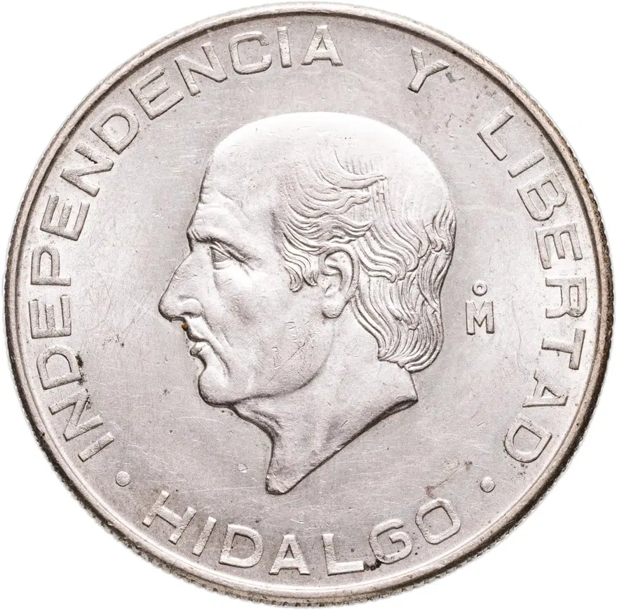 Мексика 5 песо (pesos) 1955, реверс