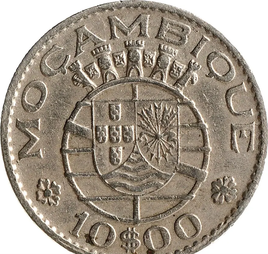 Мозамбик 10 эскудо (escudos) 1970