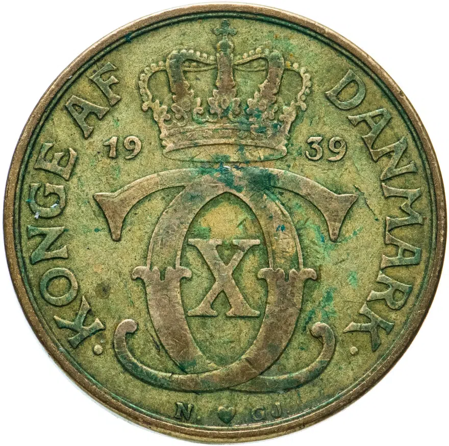 Дания 2 кроны (kroner) 1939