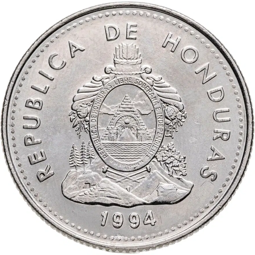Гондурас 50 сентаво (centavos) 1994 "50 лет ФАО", реверс