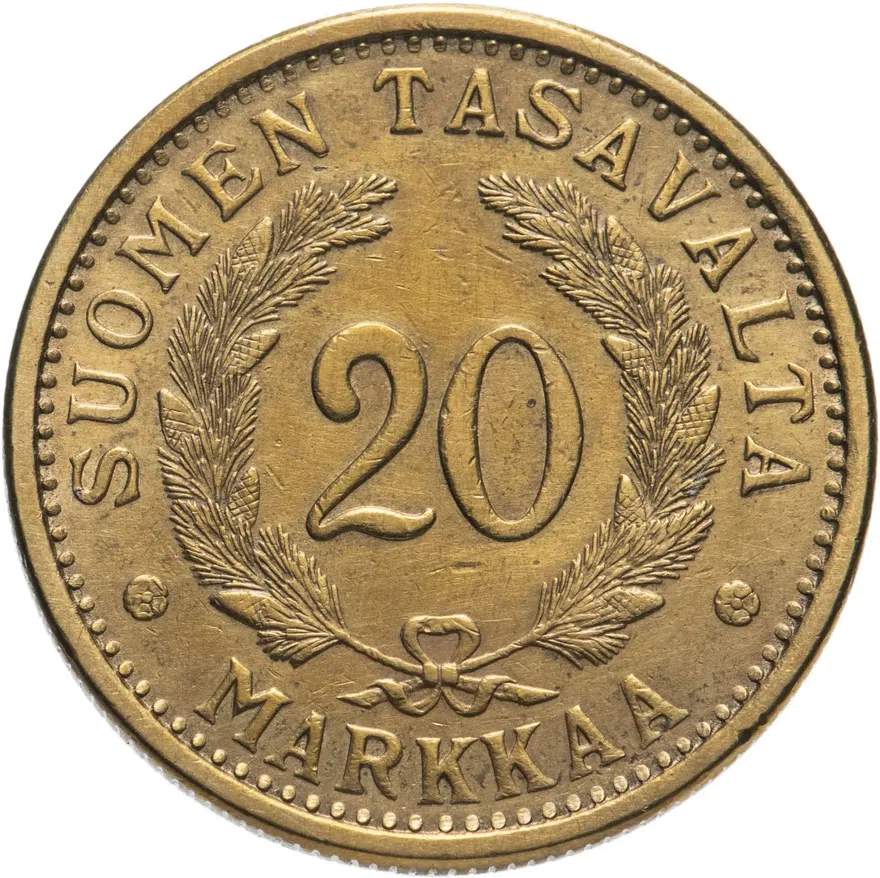 Финляндия 20 марок (markkaa) 1939