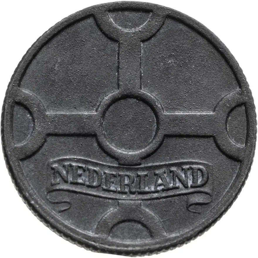 Нидерланды 1 цент (cent) 1942, реверс