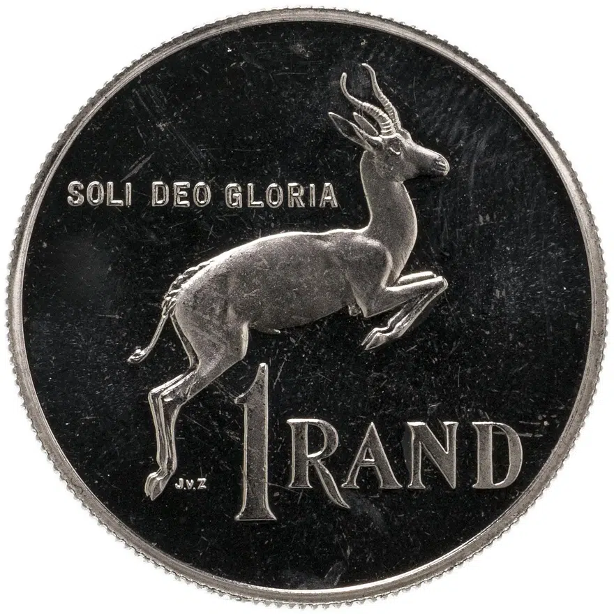 ЮАР 1 ранд (рэнд, rand) 1984, аверс