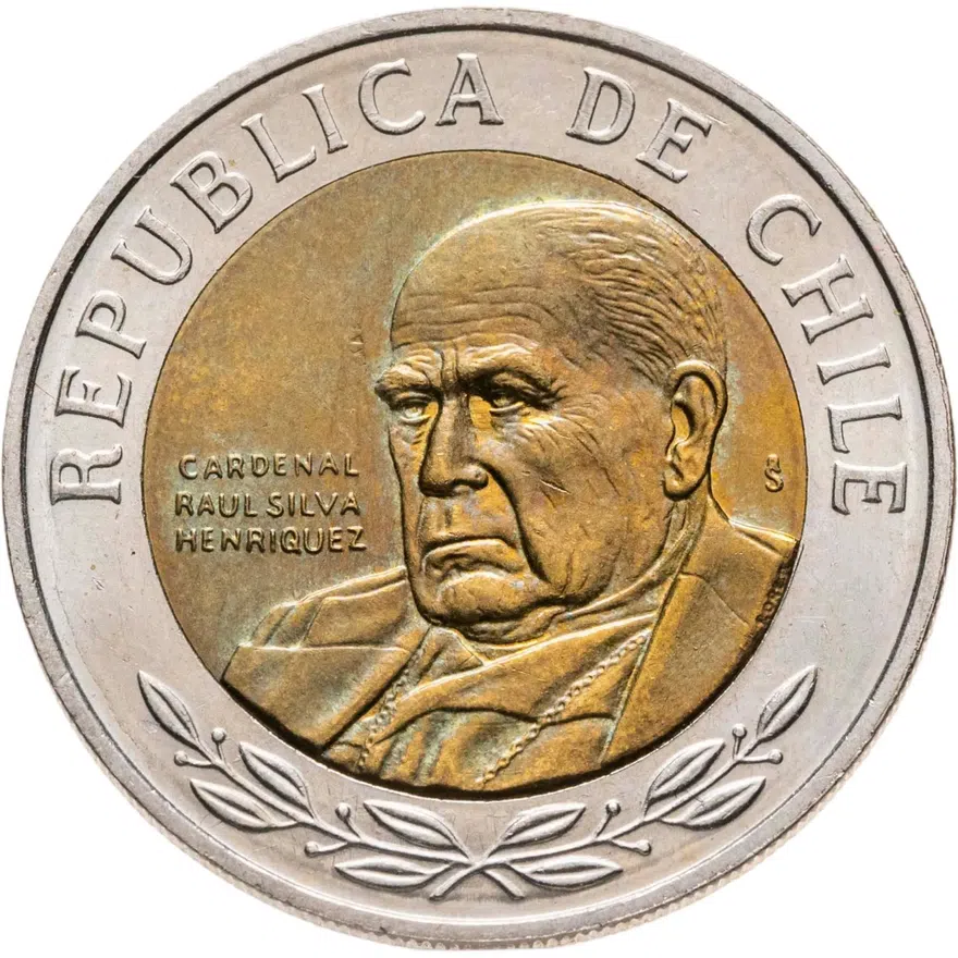 Чили 500 песо (pesos) 2008