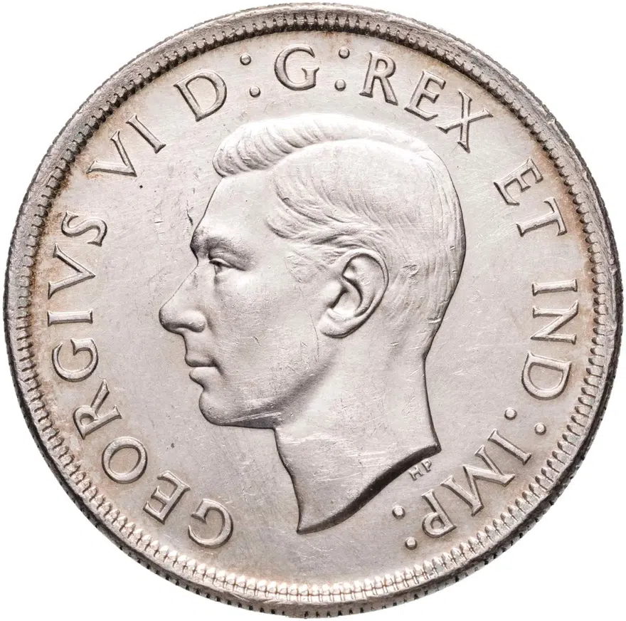 Канада 1 доллар (dollar) 1939  Королевский визит в Оттаву, реверс