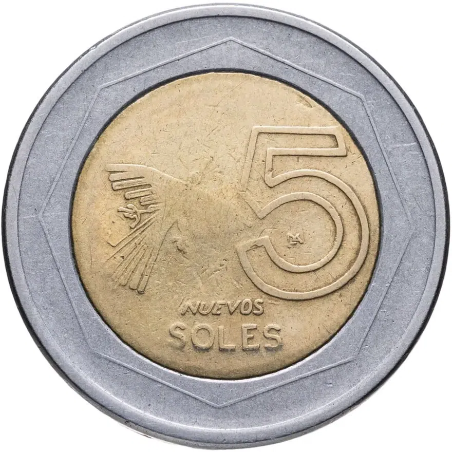Перу 5 новых солей (nuevos soles) 2006