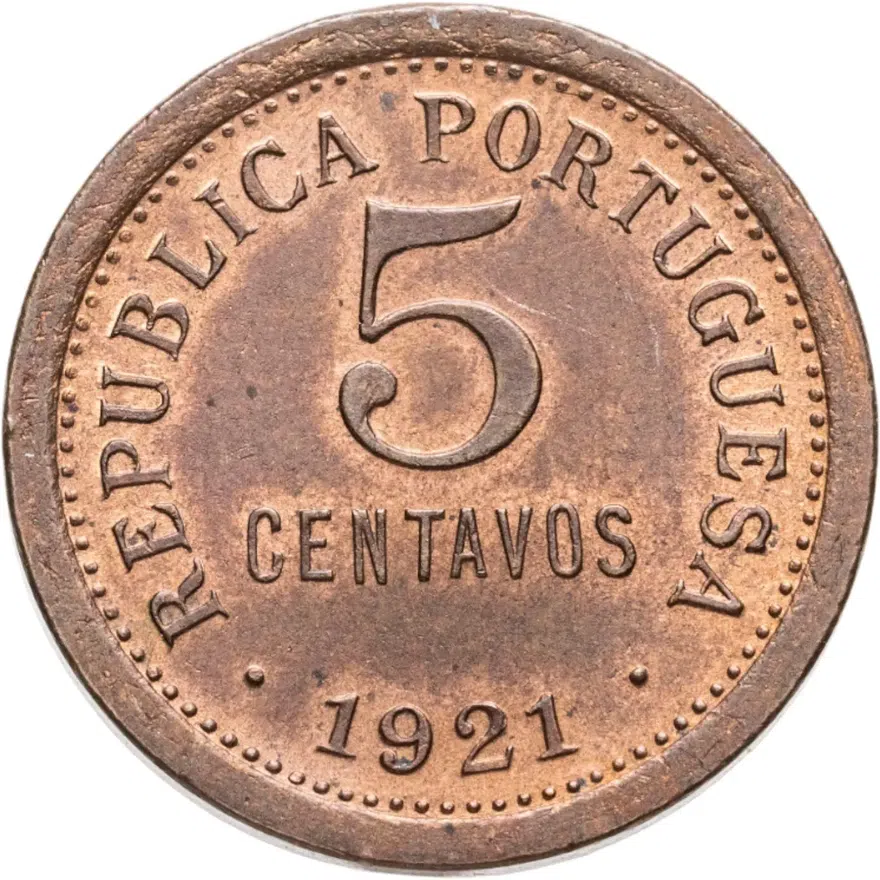 Португалия 5 сентаво (centavos) 1921