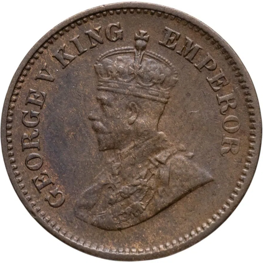 Индия (Британская) 1/2 пайса (pise) 1935
