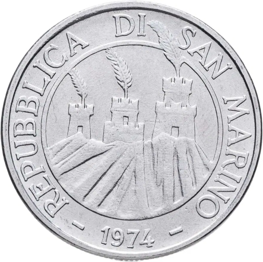 Сан-Марино 50 лир (lire) 1974