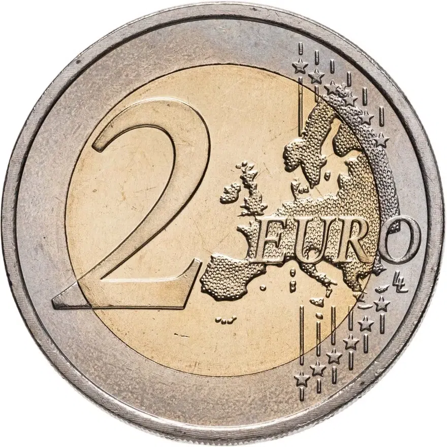Нидерланды 2 евро 2007 "50 лет Римскому договору", реверс