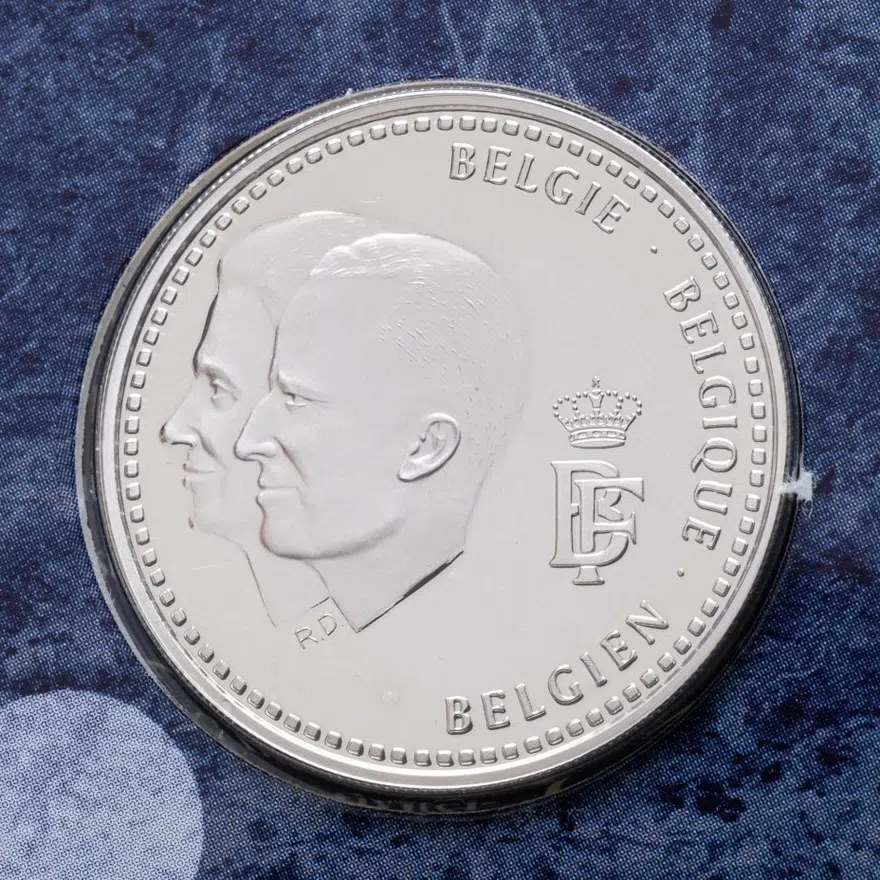 Бельгия 250 франков (francs) 1996  20 лет Фонду Короля Бодуэна, реверс