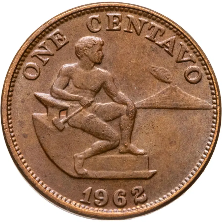 Филиппины 1 сентаво (centavo) 1962