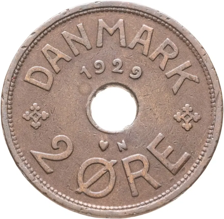 Дания 2 эре (ore) 1929